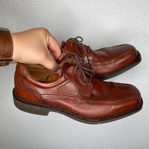 Ecco‎ | Brown Leather Mens Dress Oxford Shoes Dressy 39